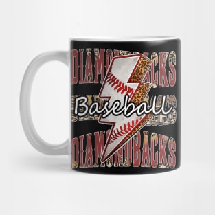 Graphic Baseball Diamondbacks Proud Name Team Vintage Mug